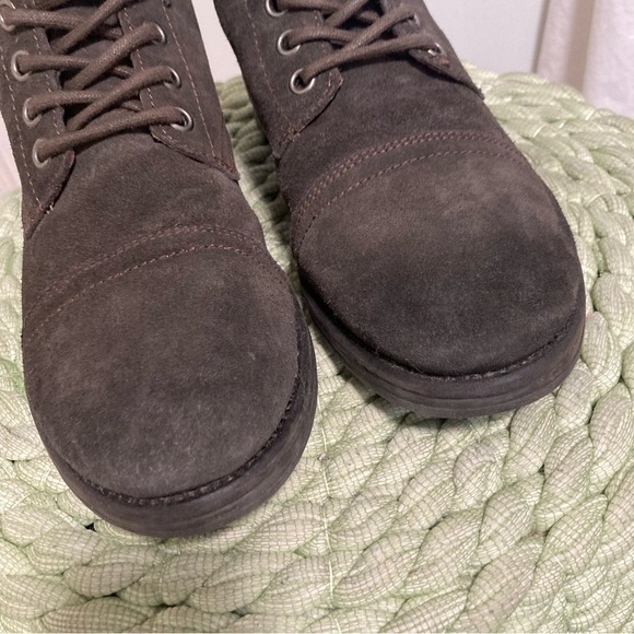 Replay Pack Brown Suede Lace Up Military Utility Combat Mid Boots - Picture 7 of 11